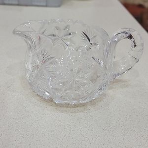 Crystal Creamer Jar